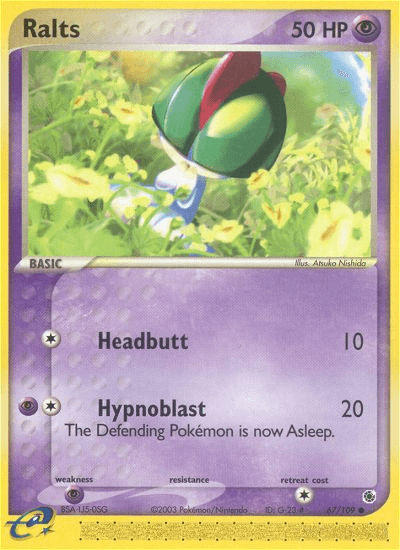 Ralts — EX Ruby & Sapphire 67/109