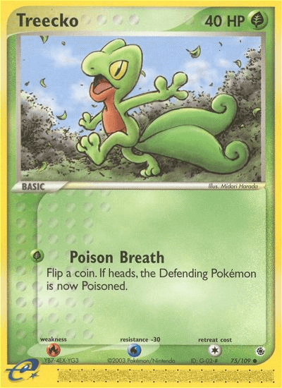 Treecko — EX Ruby & Sapphire 75/109