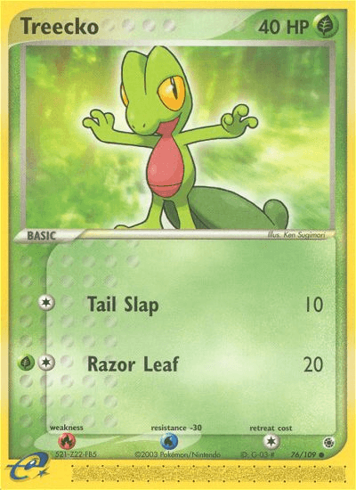 Treecko — EX Ruby & Sapphire 76/109