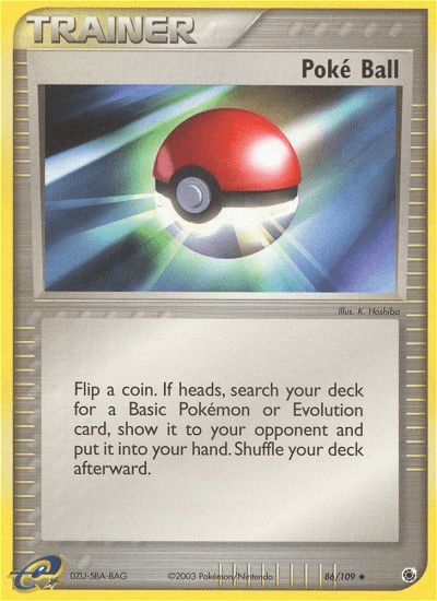 Poké Ball — EX Ruby & Sapphire 86/109