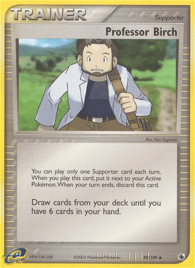 Professor Birch — EX Ruby & Sapphire 89/109