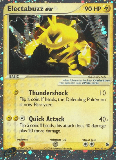 Electabuzz ex — EX Ruby & Sapphire 97/109