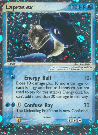 Lapras ex — EX Ruby & Sapphire 99/109