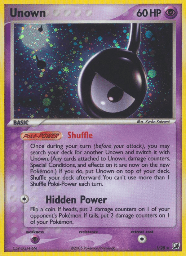 Unown — EX Unseen Forces !/115