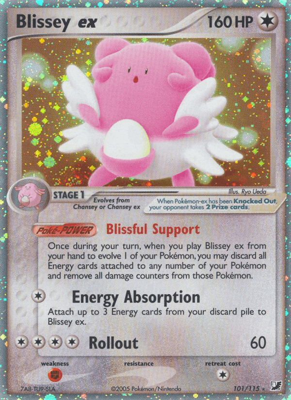 Blissey ex — EX Unseen Forces 101/115