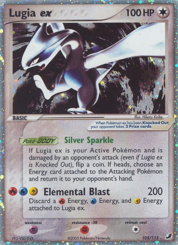 Lugia ex — EX Unseen Forces 105/115