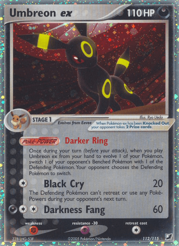 Umbreon ex — EX Unseen Forces 112/115