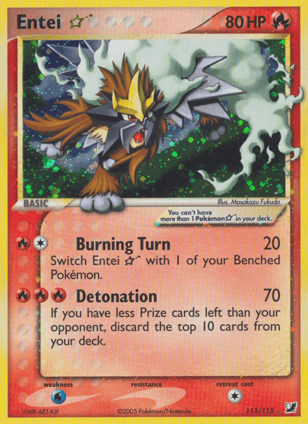 Entei — Gold Star 113/115