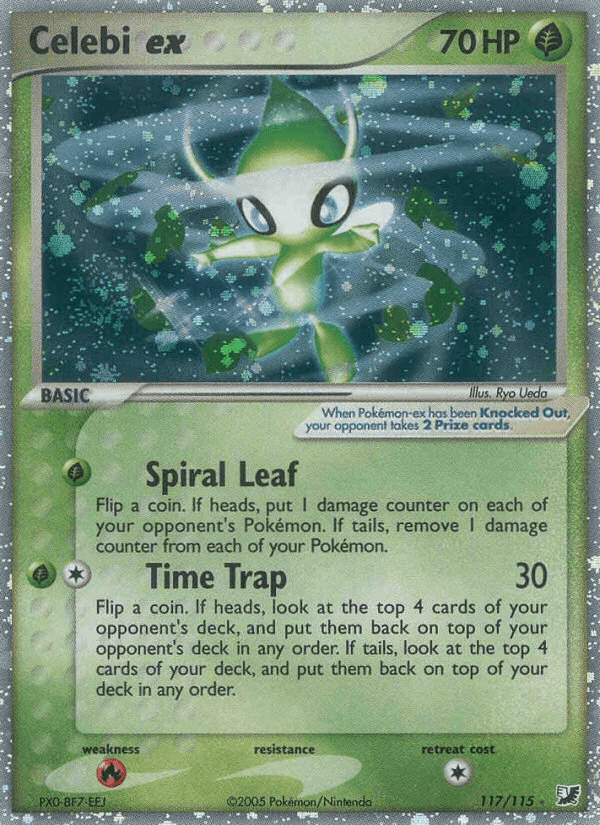 Celebi ex — EX Unseen Forces 117/115
