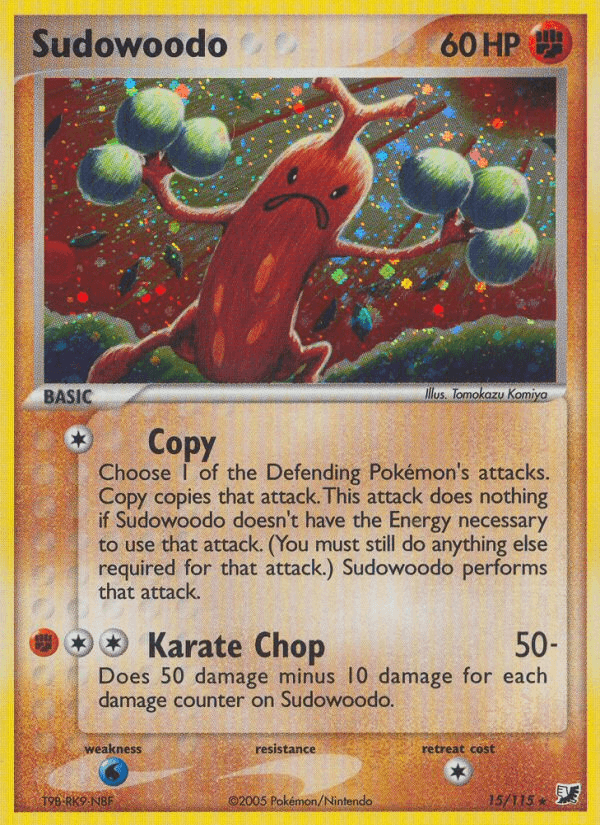 Sudowoodo — EX Unseen Forces 15/115