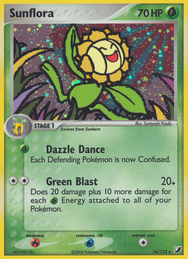 Sunflora — EX Unseen Forces 16/115