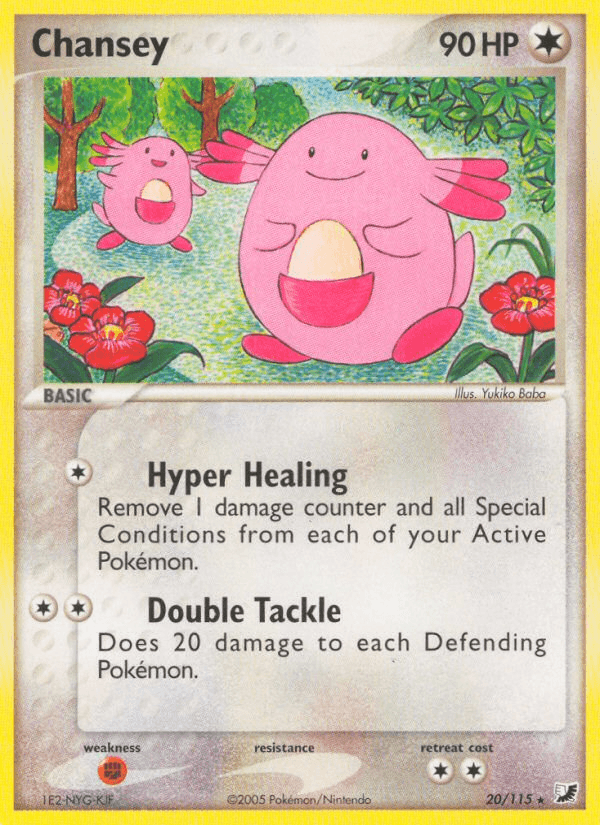 Chansey — EX Unseen Forces 20/115