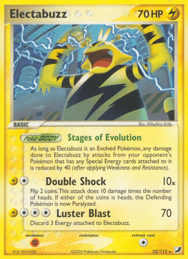 Electabuzz — EX Unseen Forces 22/115