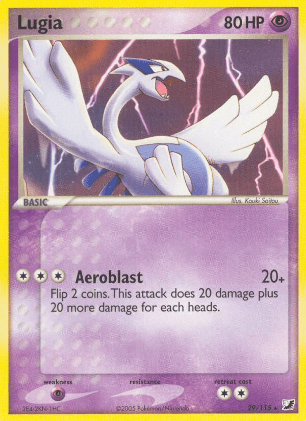 Lugia — EX Unseen Forces 29/115