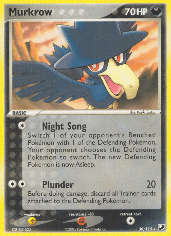 Murkrow — EX Unseen Forces 30/115