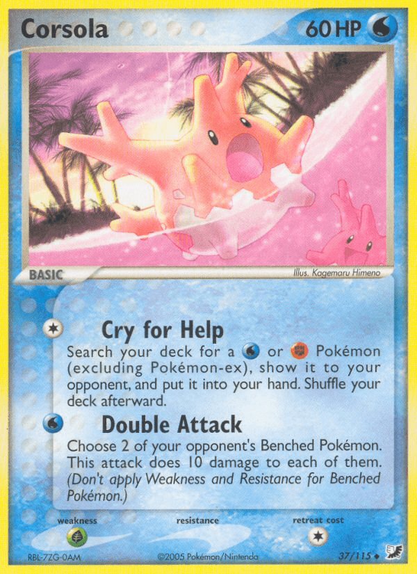 Corsola — EX Unseen Forces 37/115