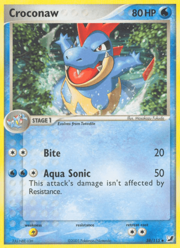 Croconaw — EX Unseen Forces 38/115