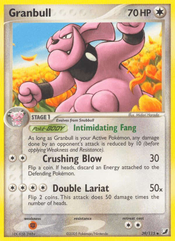 Granbull — EX Unseen Forces 39/115