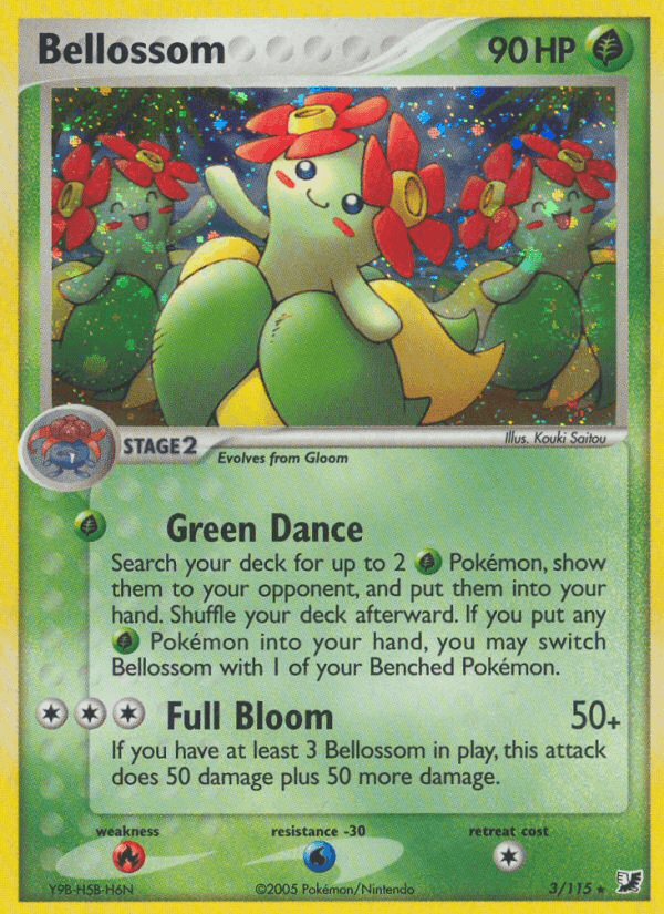 Bellossom — EX Unseen Forces 3/115