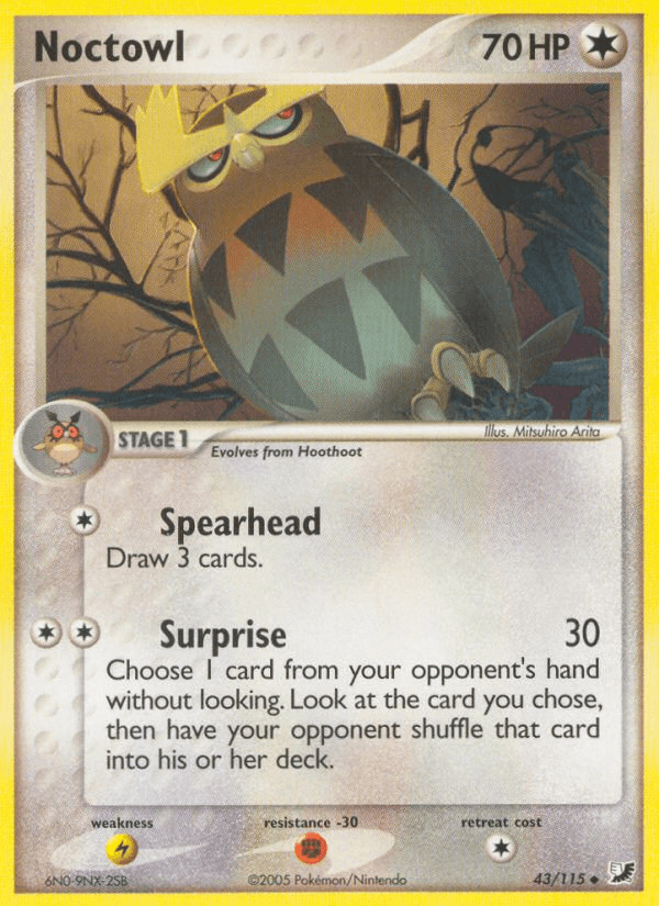 Noctowl — EX Unseen Forces 43/115