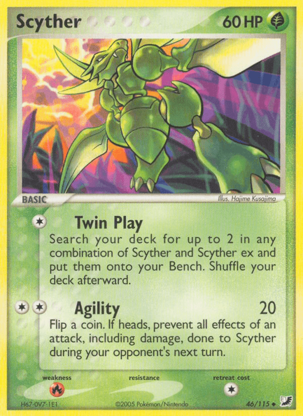 Scyther — EX Unseen Forces 46/115