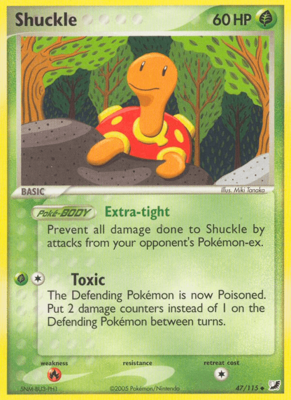 Shuckle — EX Unseen Forces 47/115