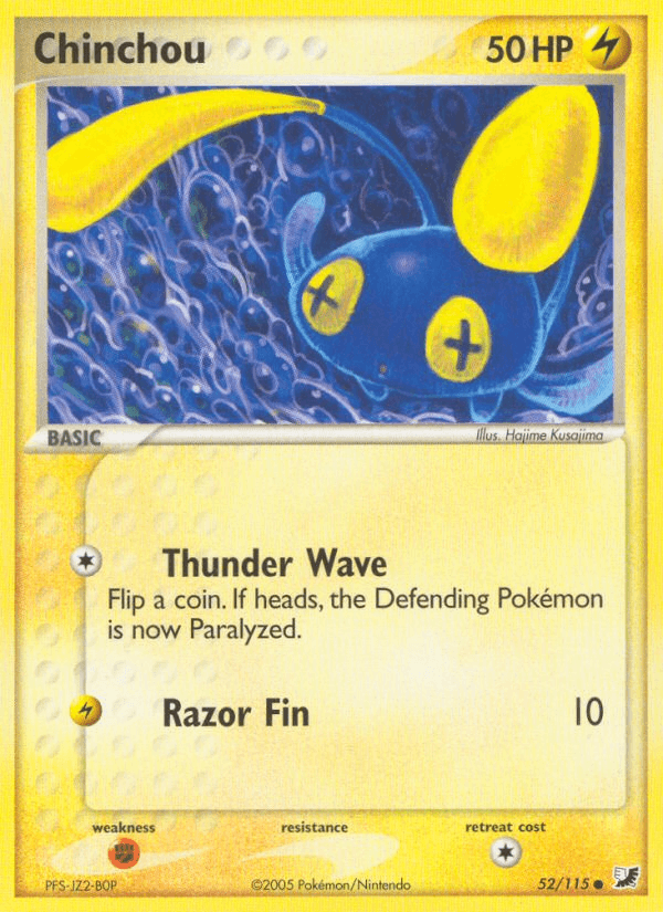 Chinchou — EX Unseen Forces 52/115