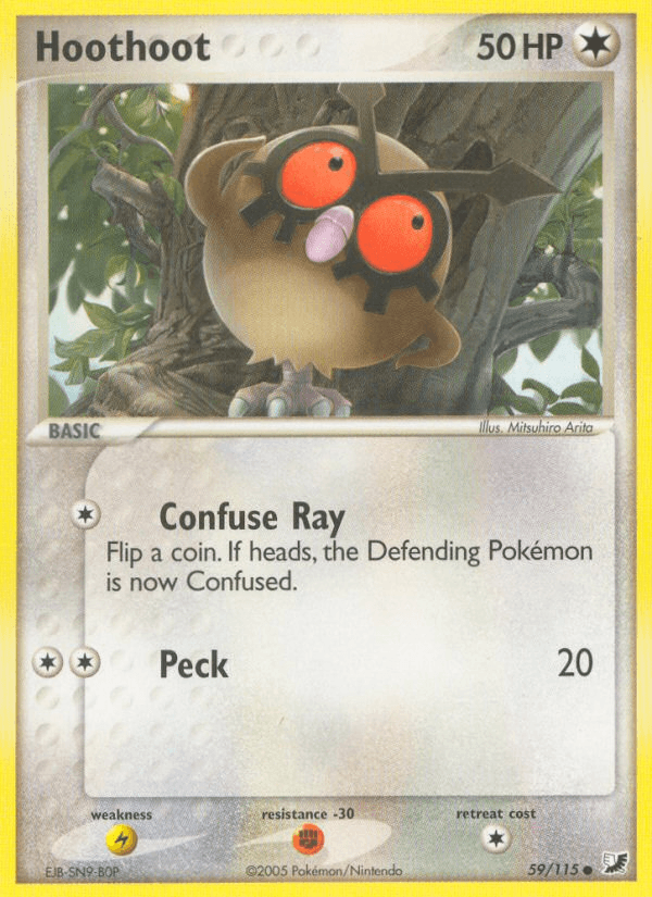 Hoothoot — EX Unseen Forces 59/115