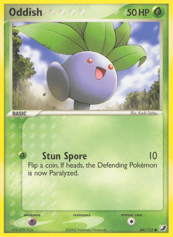Oddish — EX Unseen Forces 64/115