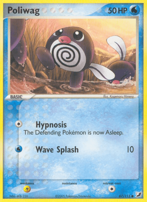 Poliwag — EX Unseen Forces 67/115