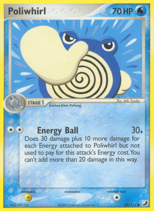 Poliwhirl — EX Unseen Forces 68/115