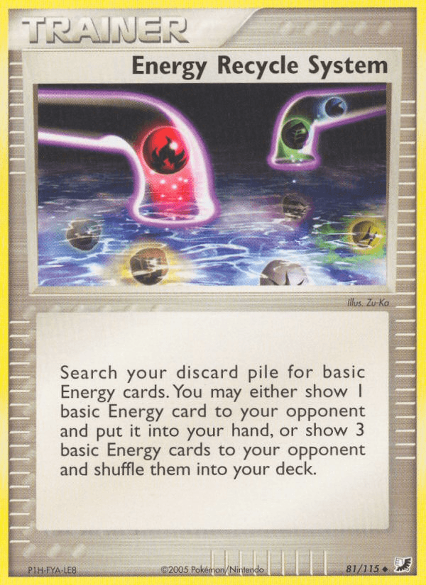 Energy Recycle System — EX Unseen Forces 81/115
