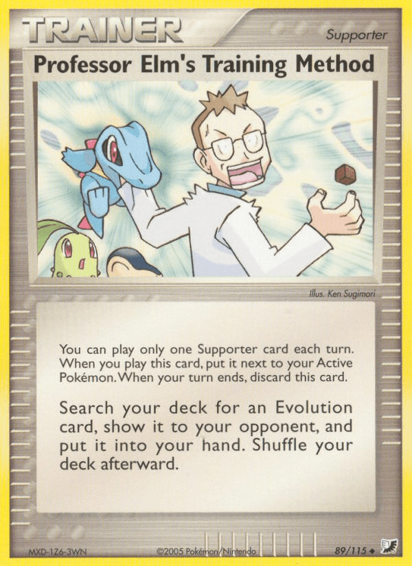 Professor Elm's Training Method — EX Unseen Forces 89/115