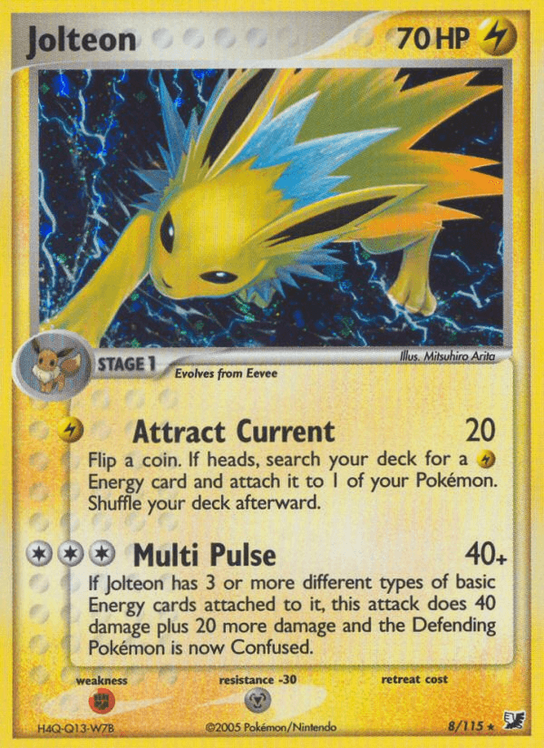 Jolteon — EX Unseen Forces 8/115