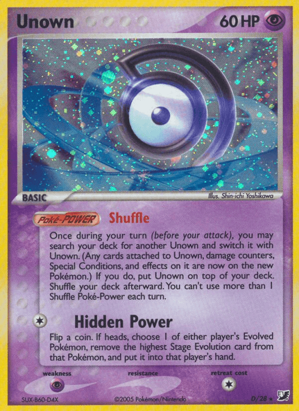 Unown — EX Unseen Forces D/115