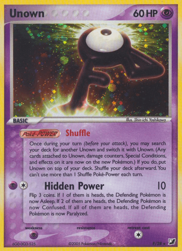 Unown — EX Unseen Forces F/115