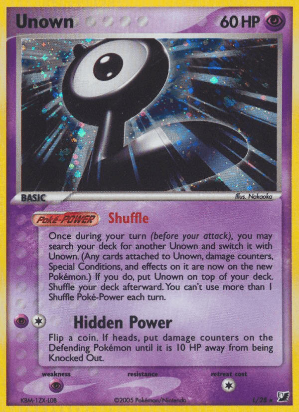 Unown — EX Unseen Forces L/115