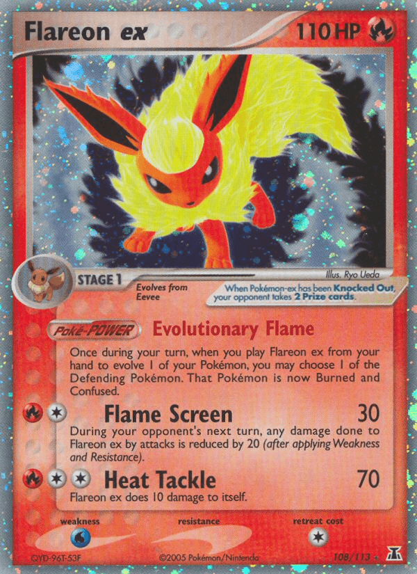 Flareon ex — EX Delta Species 108/113