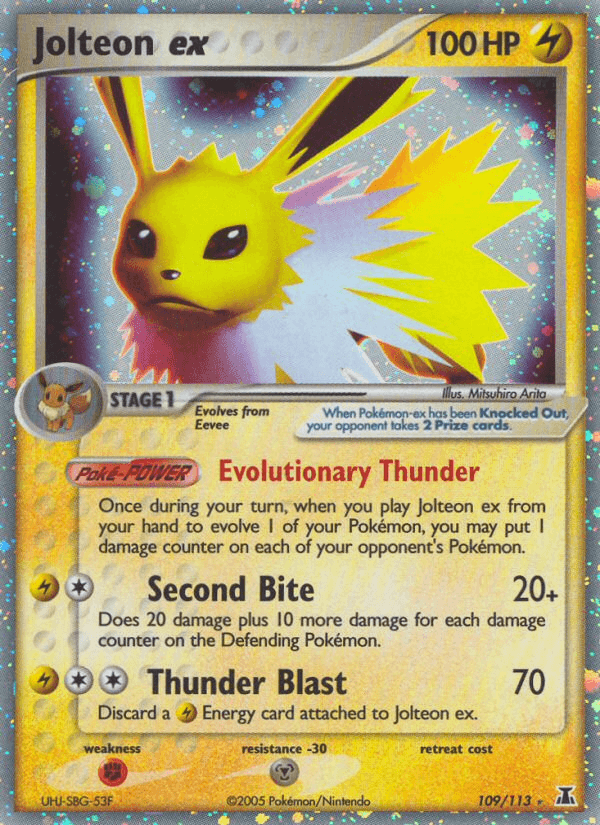 Jolteon ex — EX Delta Species 109/113