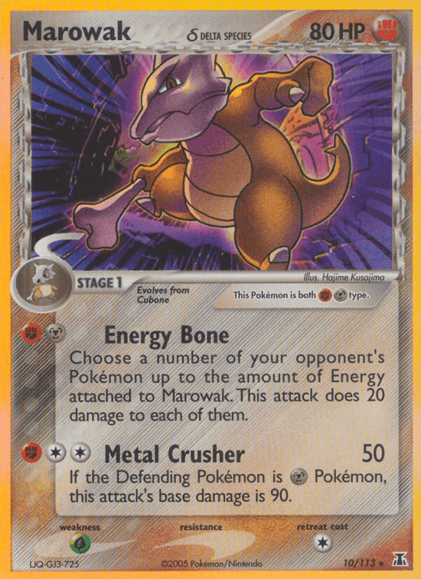 Marowak δ — EX Delta Species 10/113