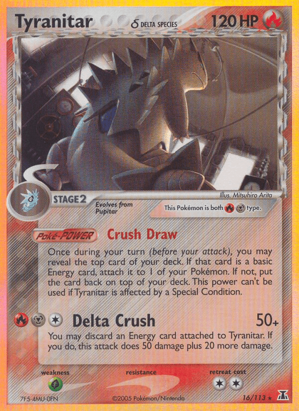 Tyranitar δ — EX Delta Species 16/113