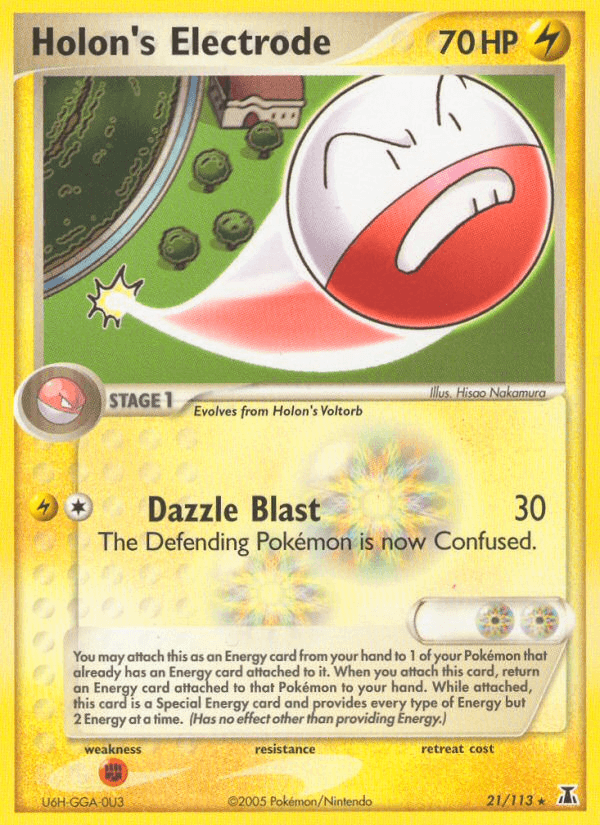 Holon's Electrode — EX Delta Species 21/113