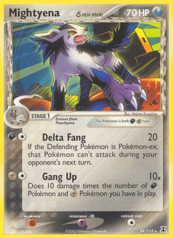 Mightyena δ — EX Delta Species 24/113