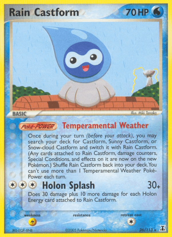 Rain Castform — EX Delta Species 26/113