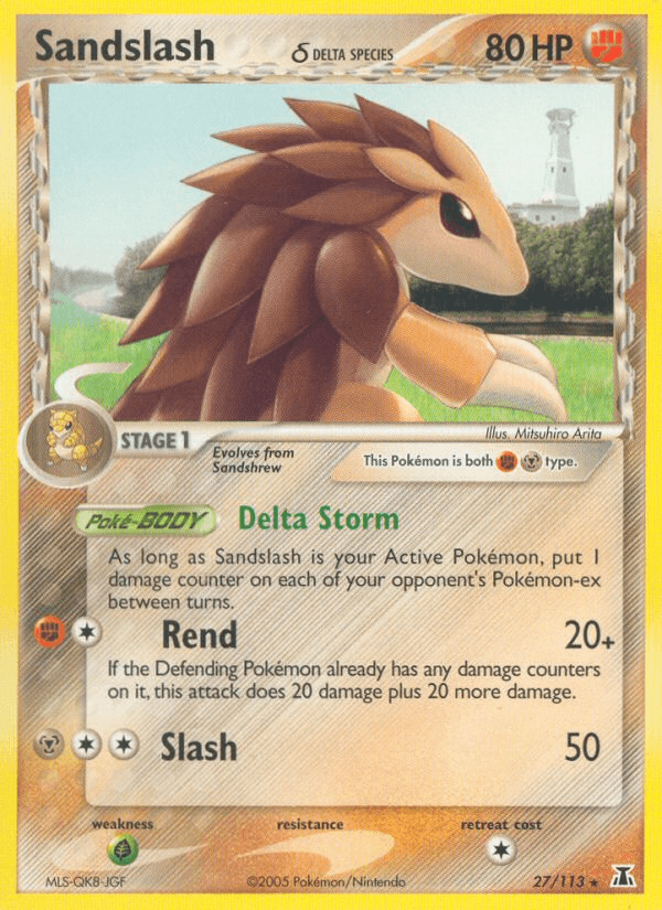 Sandslash δ — EX Delta Species 27/113