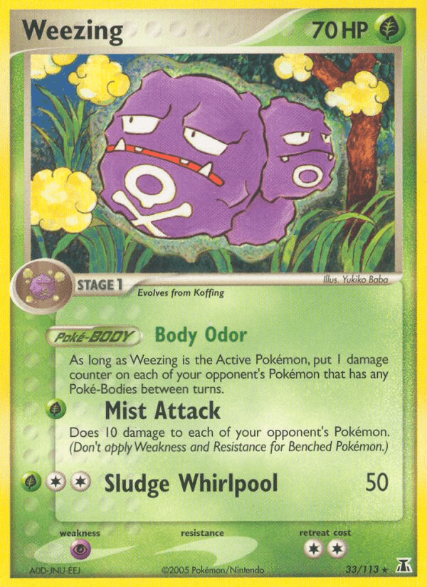 Weezing — EX Delta Species 33/113