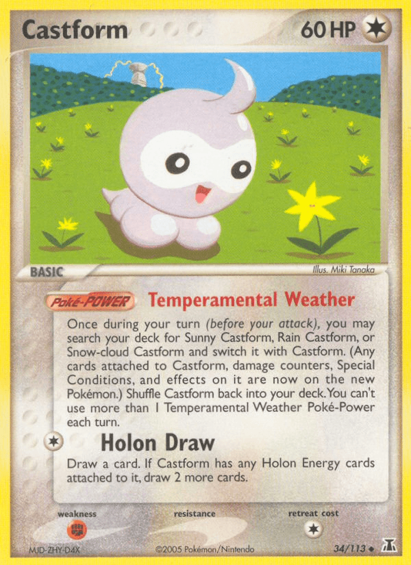 Castform — EX Delta Species 34/113