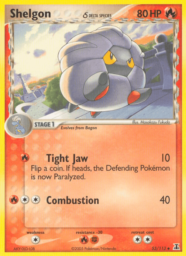 Shelgon δ — EX Delta Species 53/113