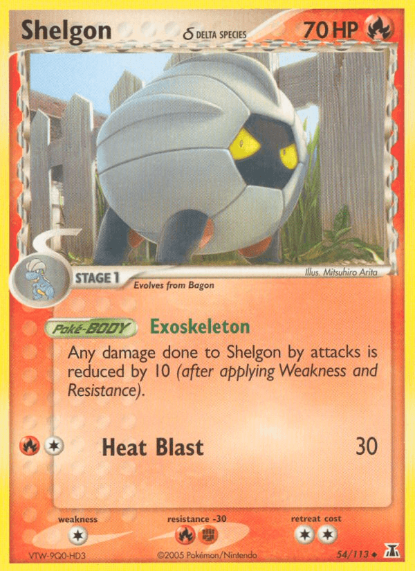 Shelgon δ — EX Delta Species 54/113