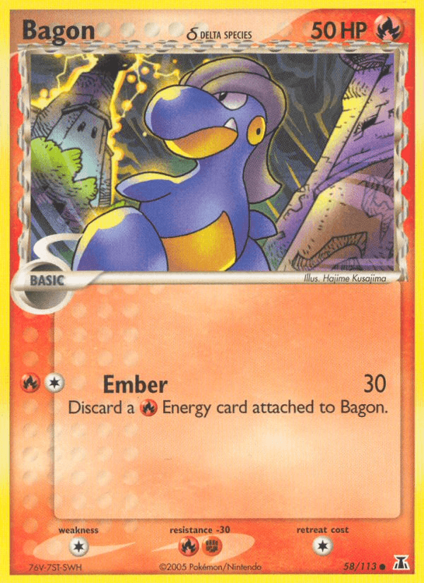 Bagon δ — EX Delta Species 58/113